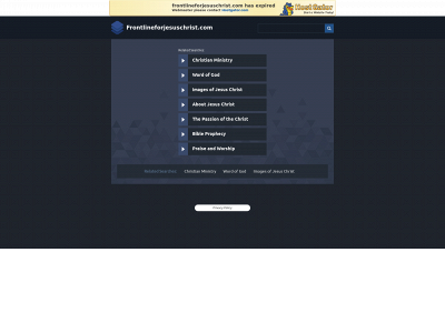 frontlineforjesuschrist.com snapshot
