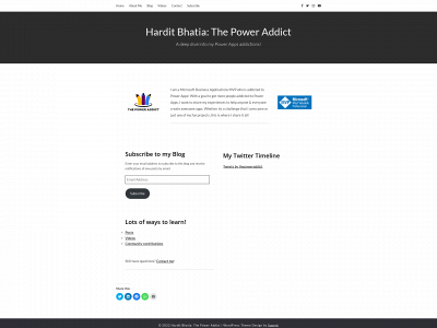 thepoweraddict.com snapshot