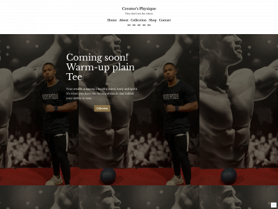 creatorsphysique.com snapshot