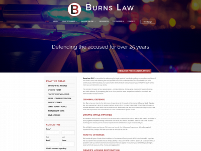 lawofficeofkennethburns.com snapshot