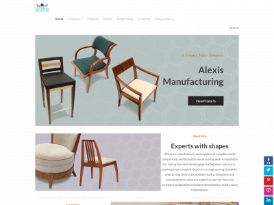 www.alexismanufacturing.com snapshot