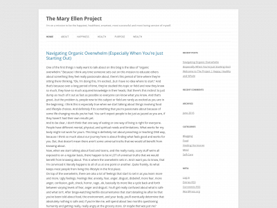 themaryellenproject.com snapshot