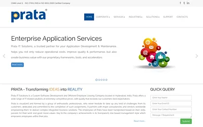 pratasolutions.com snapshot