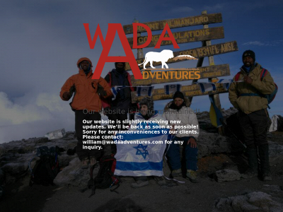 wadaadventures.com snapshot
