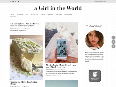 agirlintheworld.blog snapshot