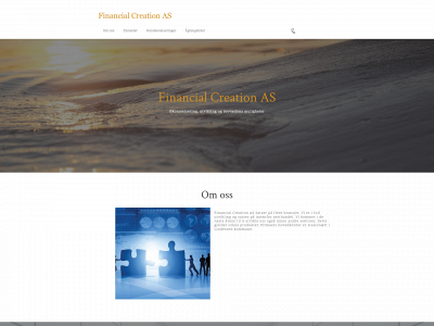financialcreation.no snapshot