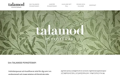 talamod-psykoterapi.se snapshot
