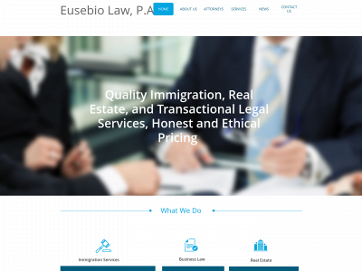 eusebiolaw.com snapshot