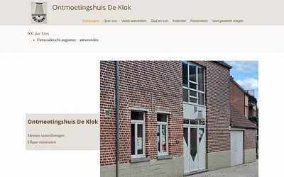 ontmoetingshuisdeklok.be snapshot