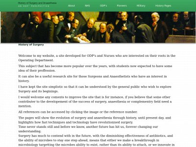 historyofsurgery.co.uk snapshot