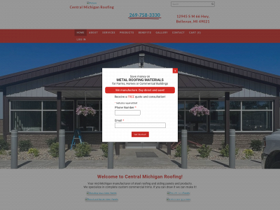 www.centralmichiganroofing.com snapshot