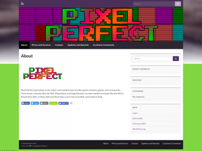 pixelperfectrepairs.com snapshot