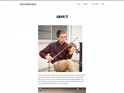 seanfranco.com snapshot