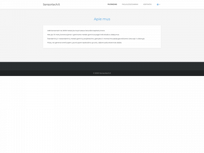 sensortech.lt snapshot