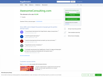 awesomeconsulting.com snapshot