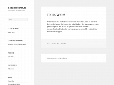 geballtekunst.de snapshot