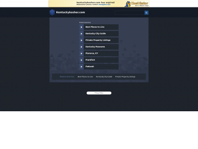 kentuckykosher.com snapshot