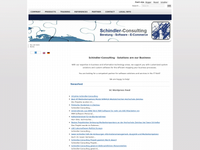 schindler-consulting.net snapshot
