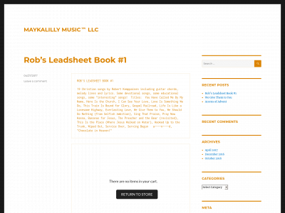 maykalillymusicllc.net snapshot