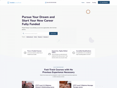 fundedcoursefinder.co.uk snapshot