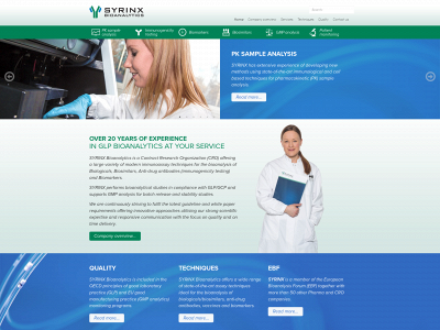 syrinxbioanalytics.com snapshot