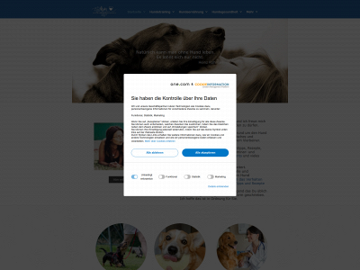 zusammenmithund.de snapshot