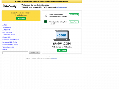 tradetecho.com snapshot