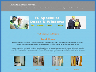 fire-hygenic-sound-protection-doors-windows.com snapshot