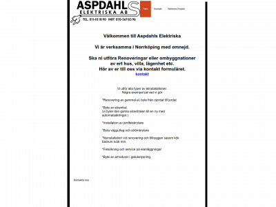 aspdahlsel.se snapshot