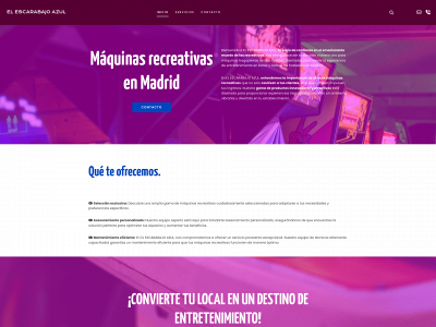 elescarabajoazul.es snapshot