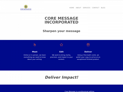 coremessageinc.com snapshot