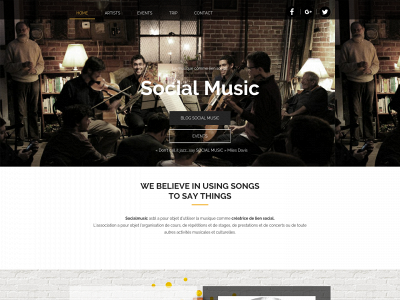 socialmusic.be snapshot
