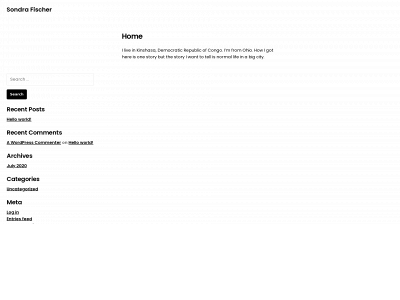 sondrafischer.com snapshot