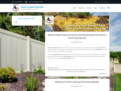 huntslawnservice.com snapshot