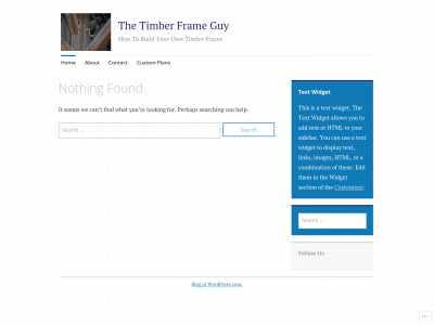 thetimberframeguy.com snapshot