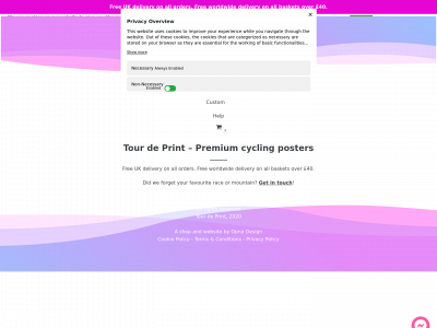 tourdeprint.com snapshot