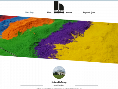 hainesfinishing.com snapshot