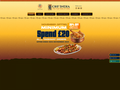 ohindia.co.uk snapshot