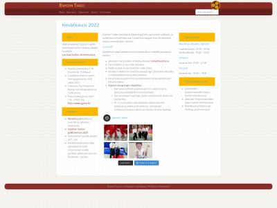 espoontaido.org snapshot