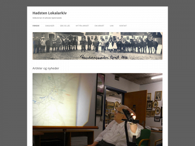 hadstenlokalarkiv.dk snapshot