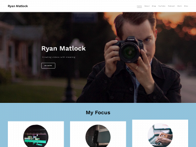 theryanmatlock.com snapshot
