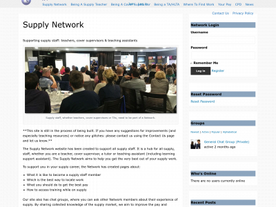 thesupplynetwork.org snapshot