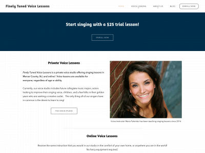 www.finelytunedvoicelessons.com snapshot