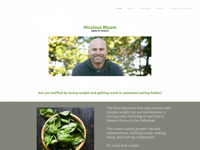 www.nicolausbloom.com snapshot