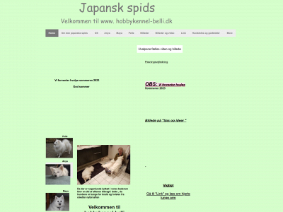 hobbykennel-belli.dk snapshot