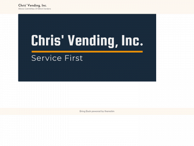 chrisvendinginc.com snapshot