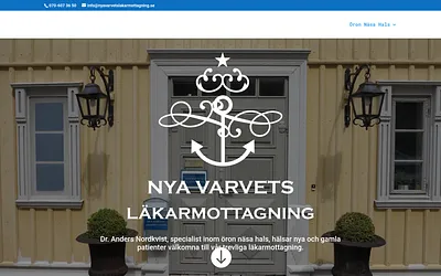 nyavarvetslakarmottagning.se snapshot