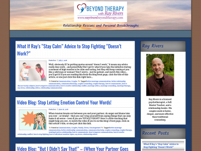rayriversbeyondtherapyblog.com snapshot
