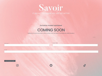 savoirsportwear.com snapshot