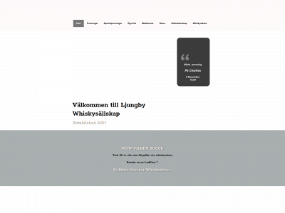 ljungbywhisky.se snapshot
